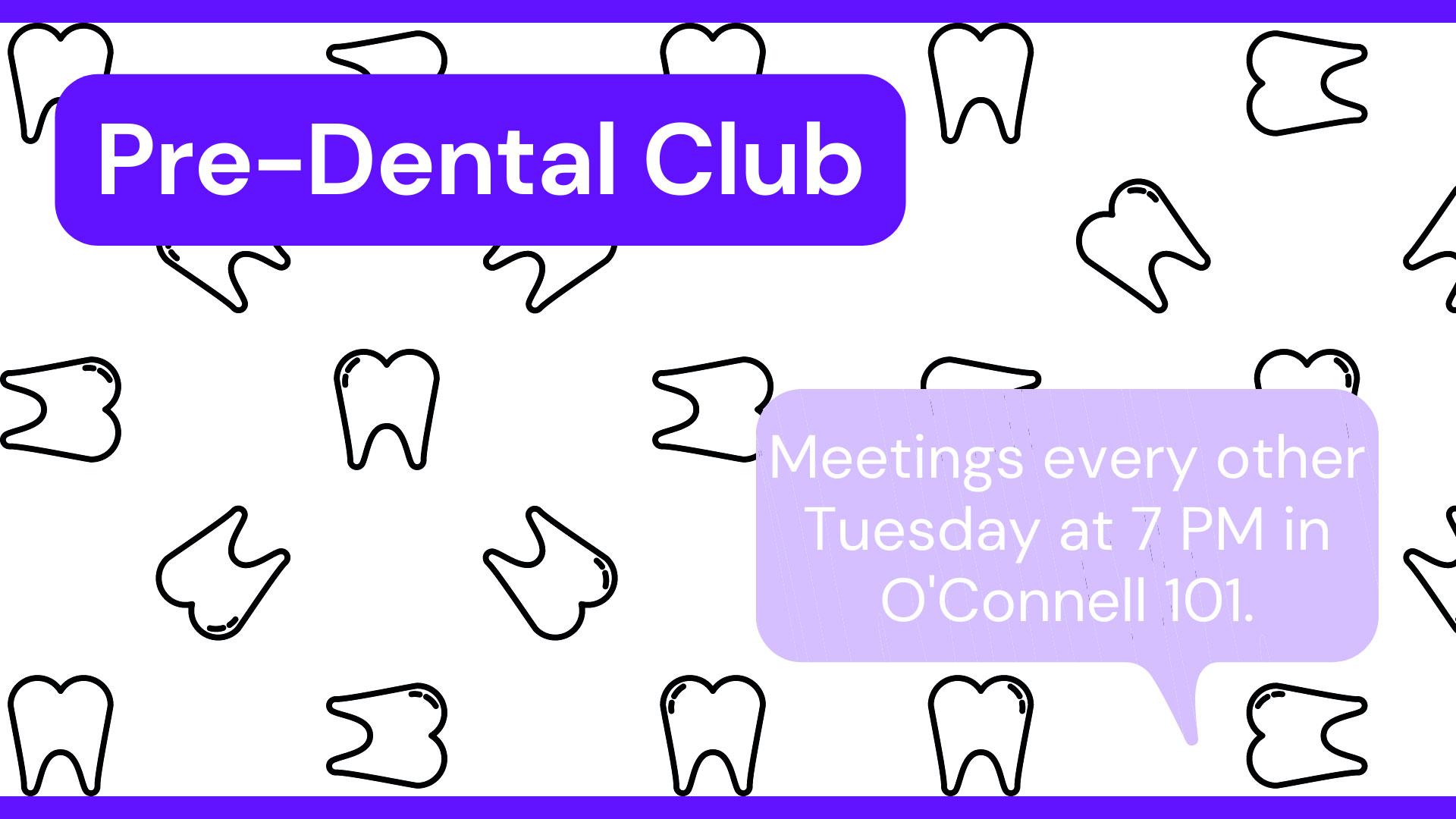 Pre-Dentist Club graphic