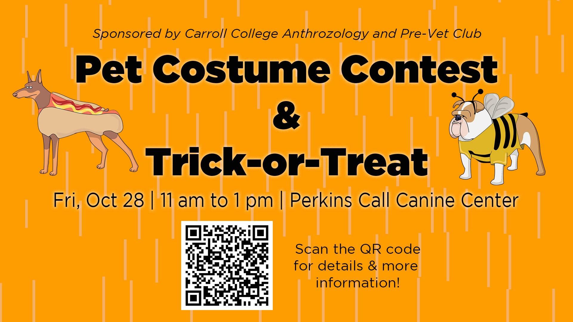 Pet Costume Contest or Trick or Treat Graphic