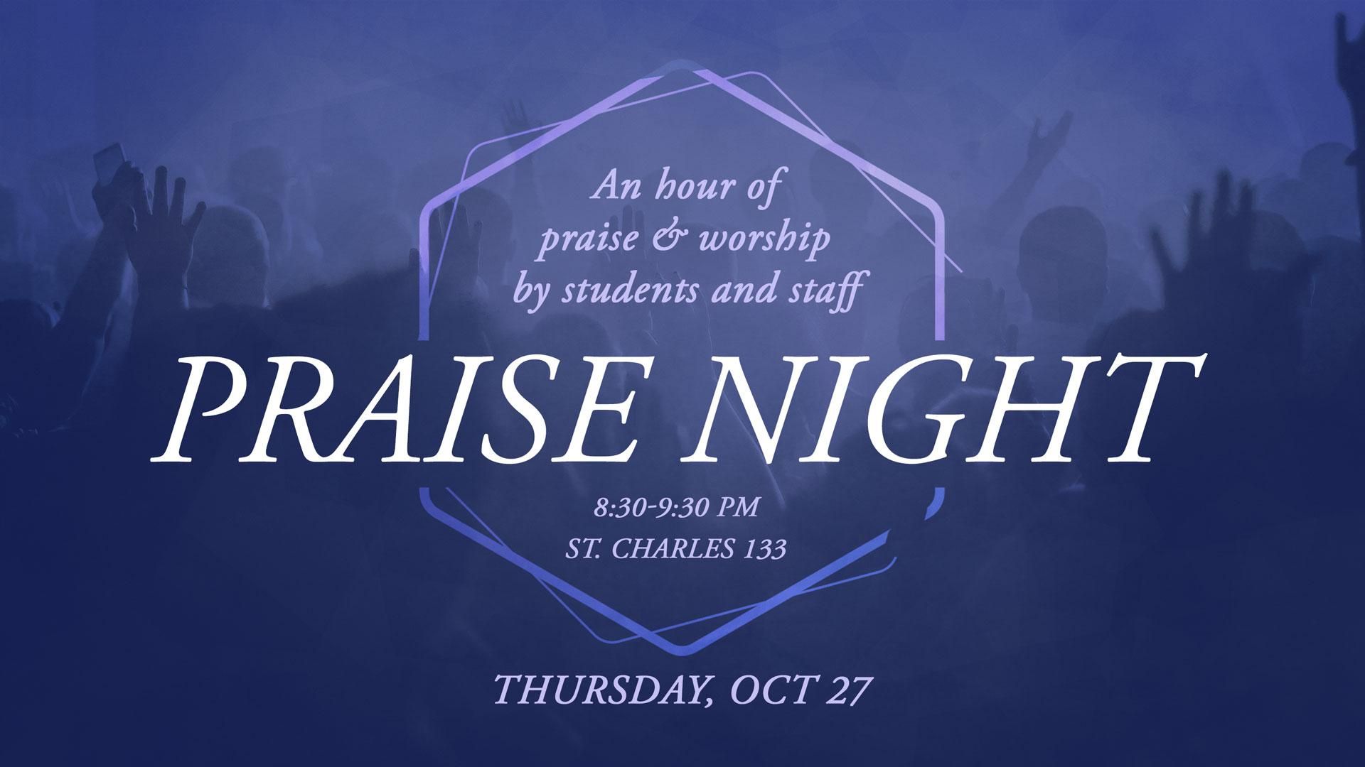 Praise Night graphic