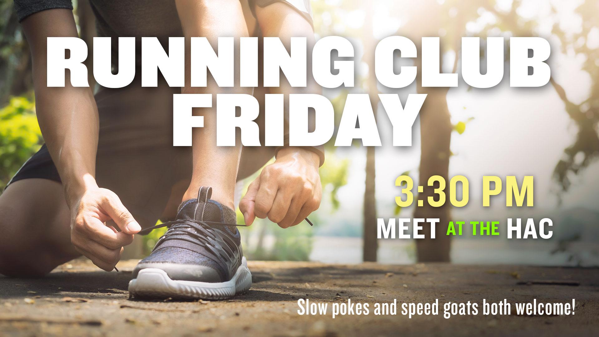 Running Club Friday Graphic