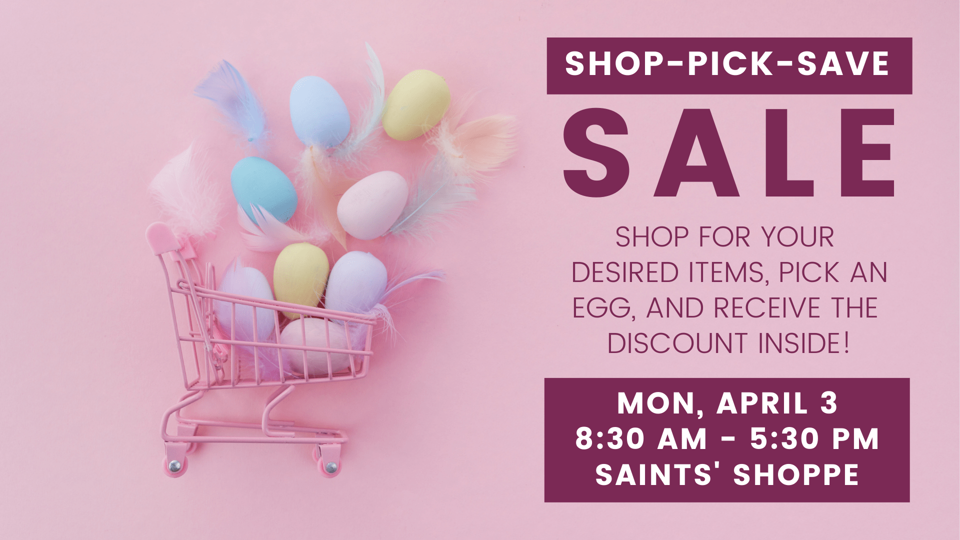Shop-pick-save sale