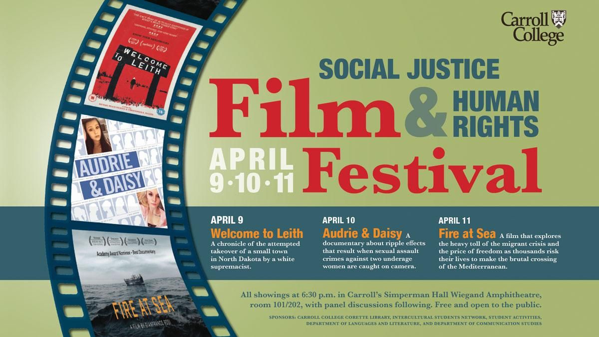 Social Justice Human Rights Film Festival graphic