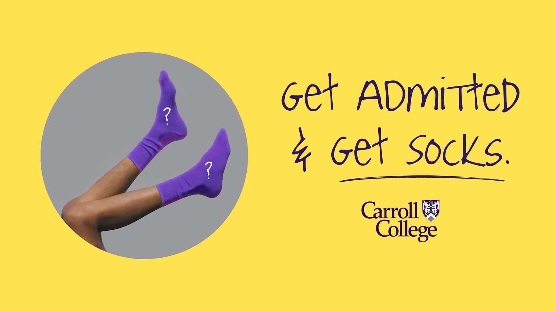 Get Admitted and Get Socks