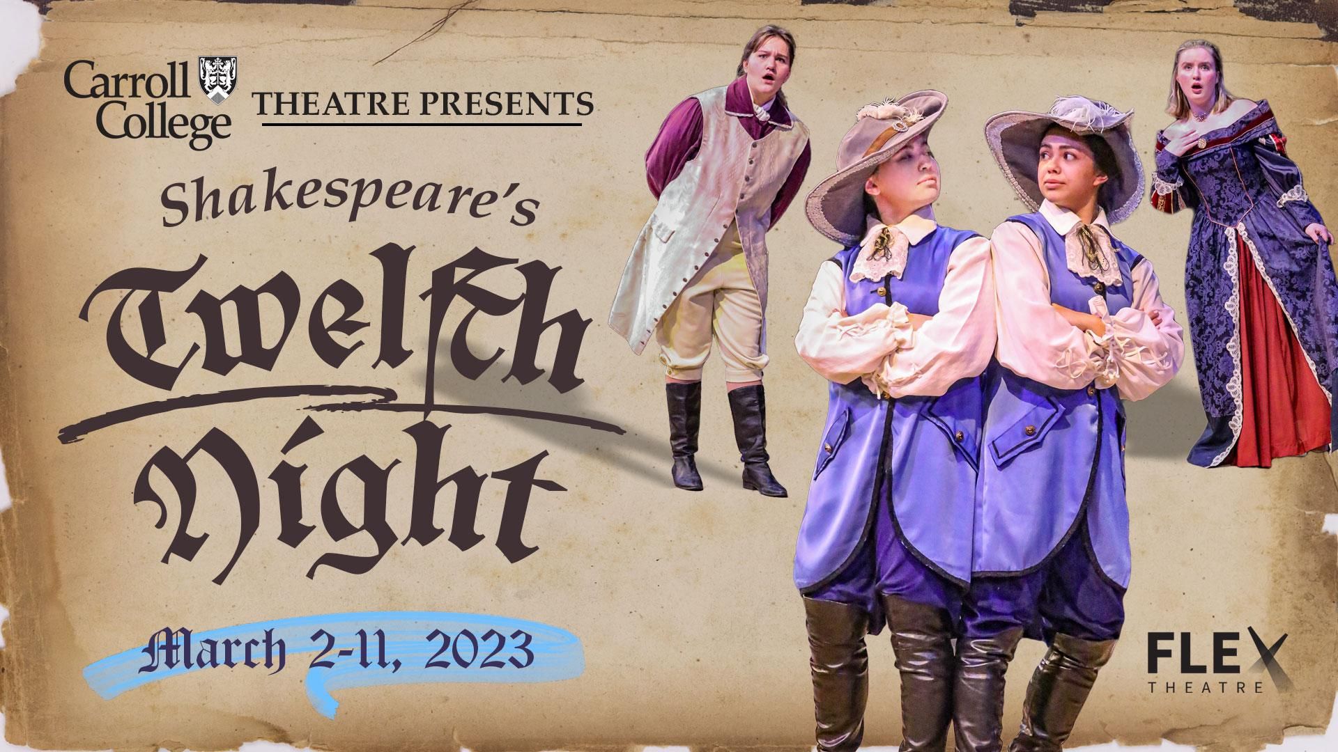 Carroll Theatre Presents Shakespeare's Twelfth Night Carroll College