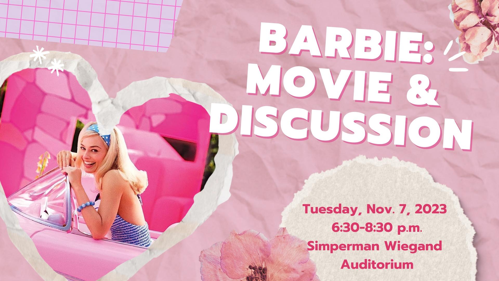 Barbie Movie and Discussion poster