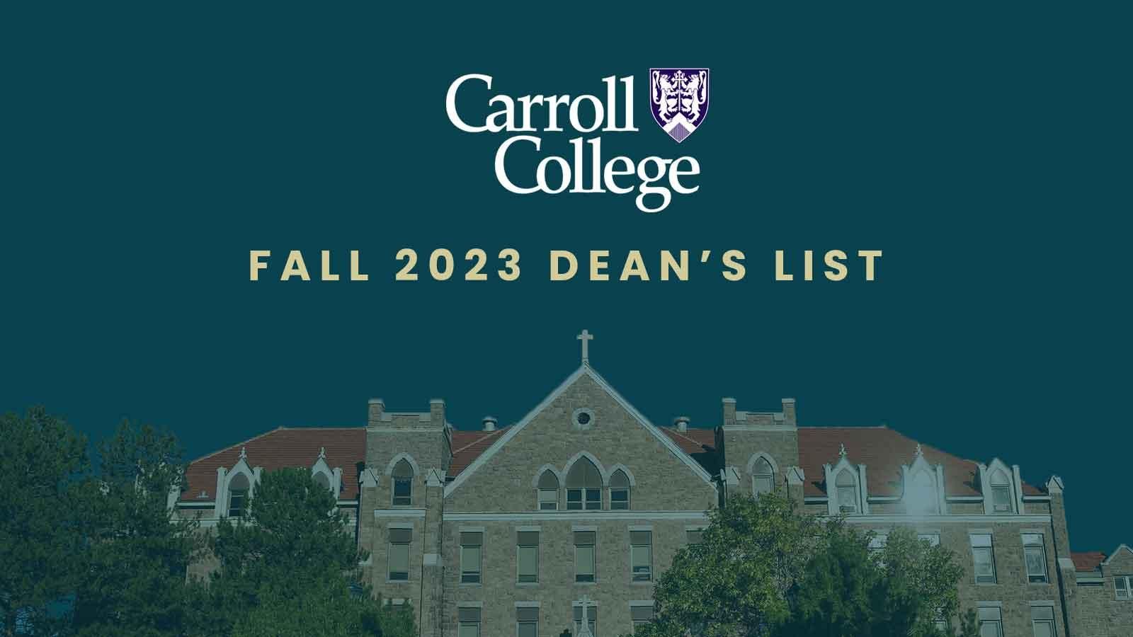 Dean's List Fall 2023