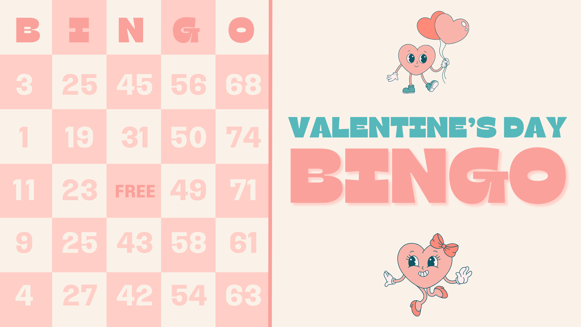 valentine's bingo
