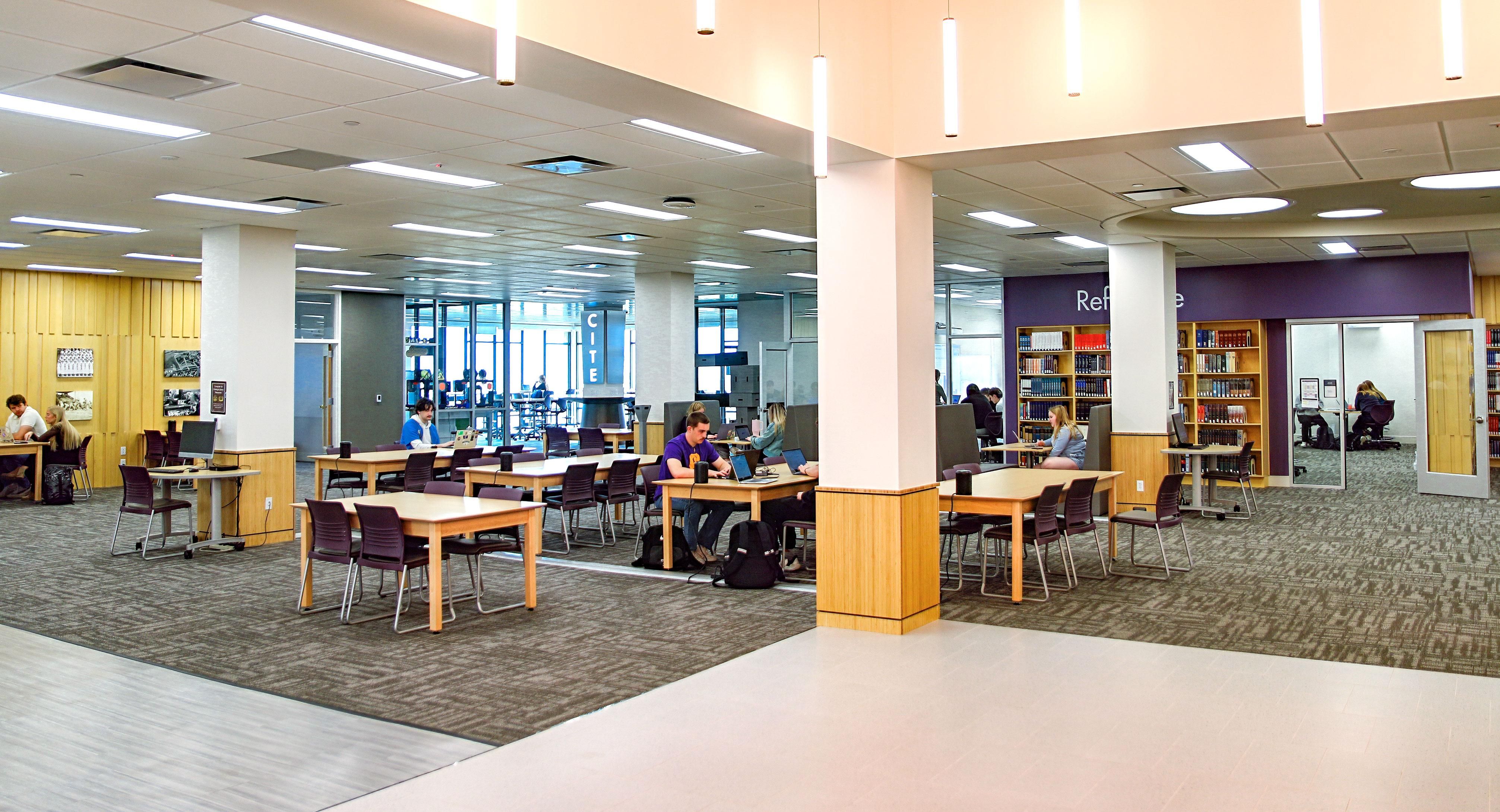 Library open study area