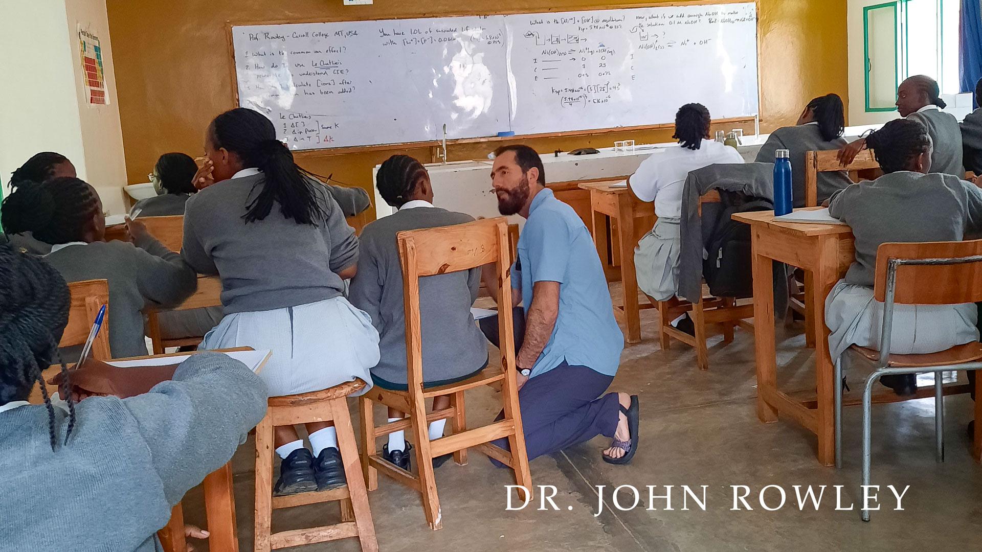 Dr. John Rowley in Rwanda