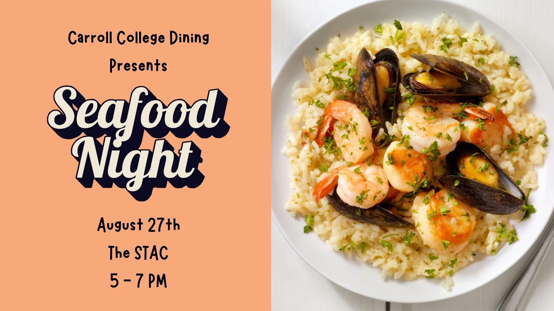August Seafood Night