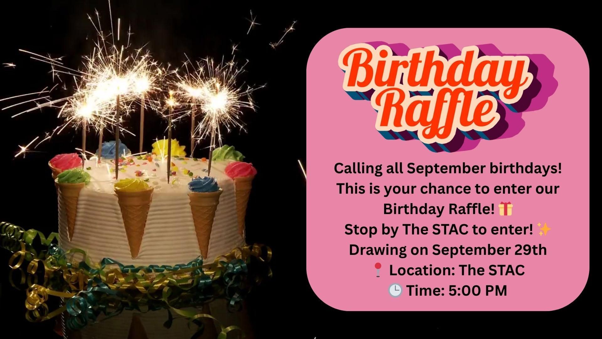 September Birthday Raffle