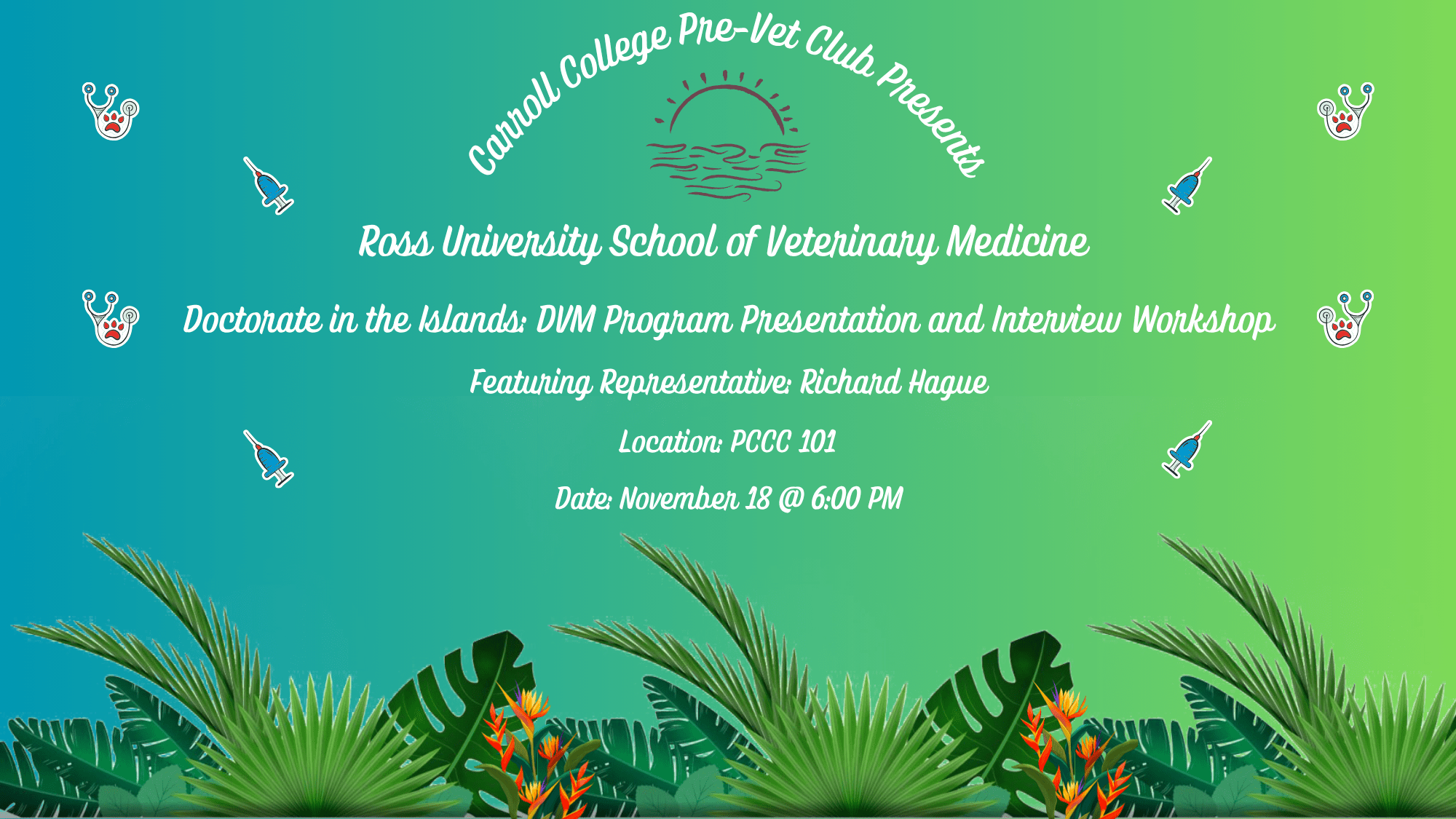 Ross DVM Visit Poster