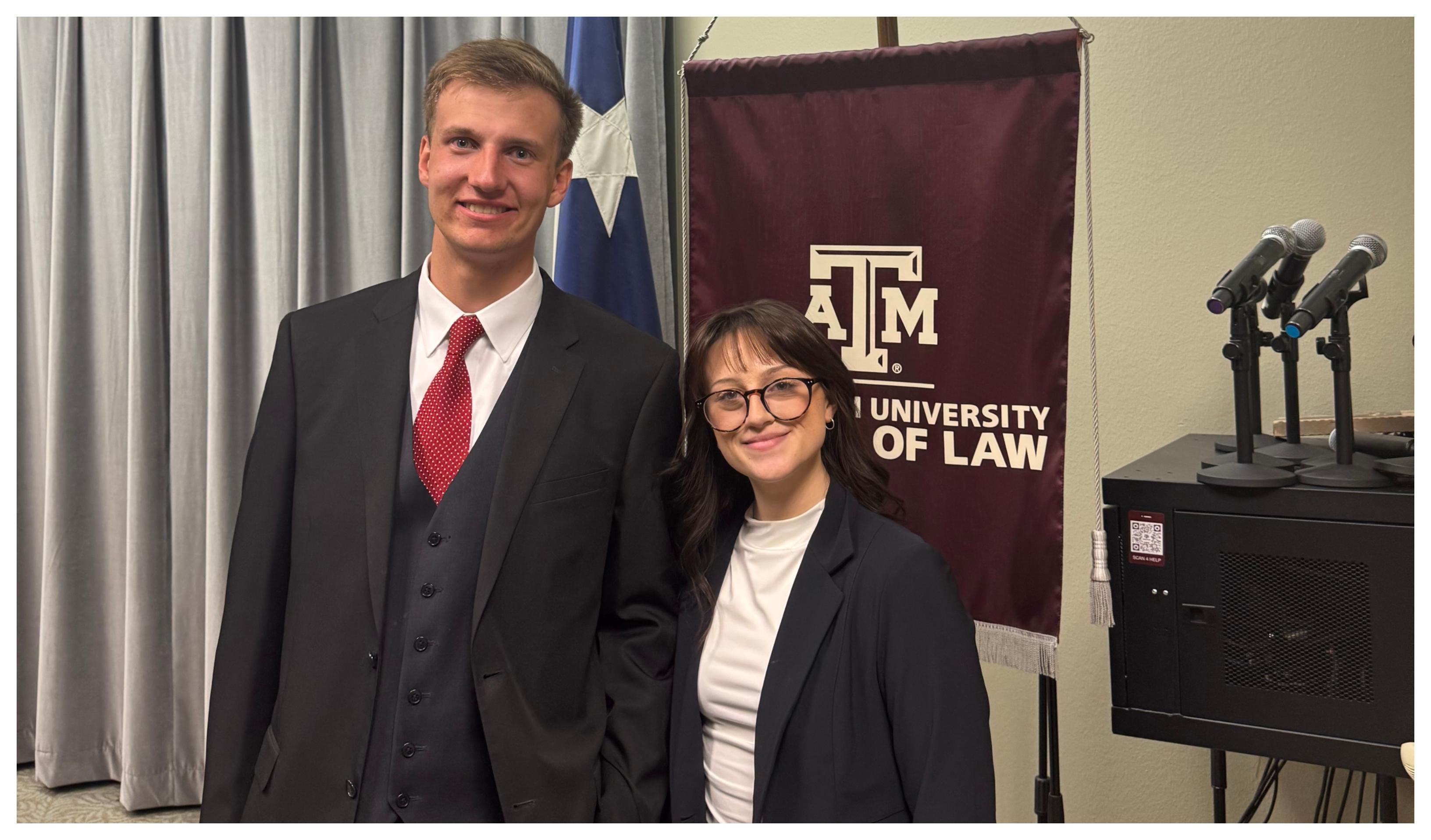 Moot Court team members