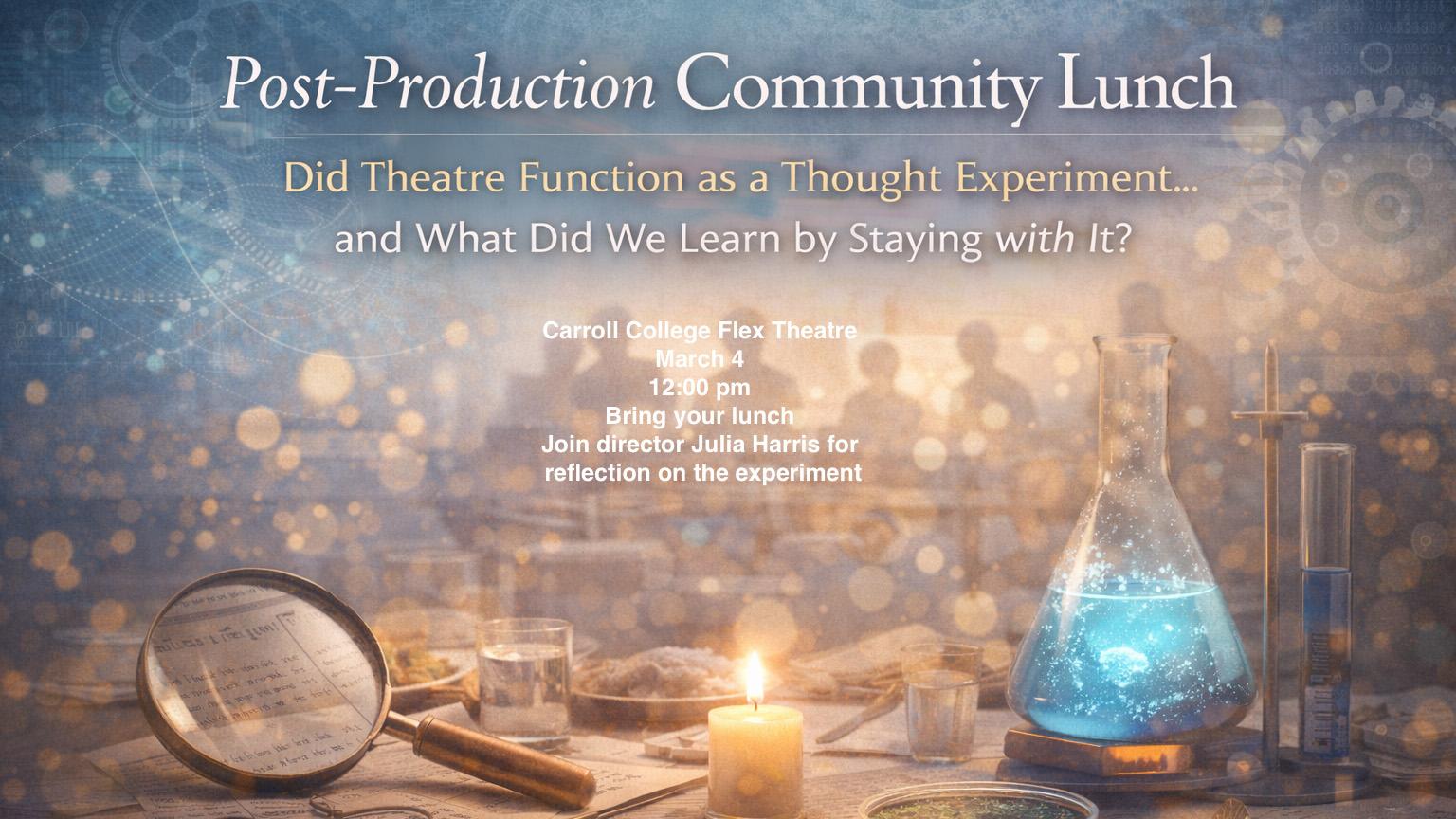 Theatre as Thought Experiment