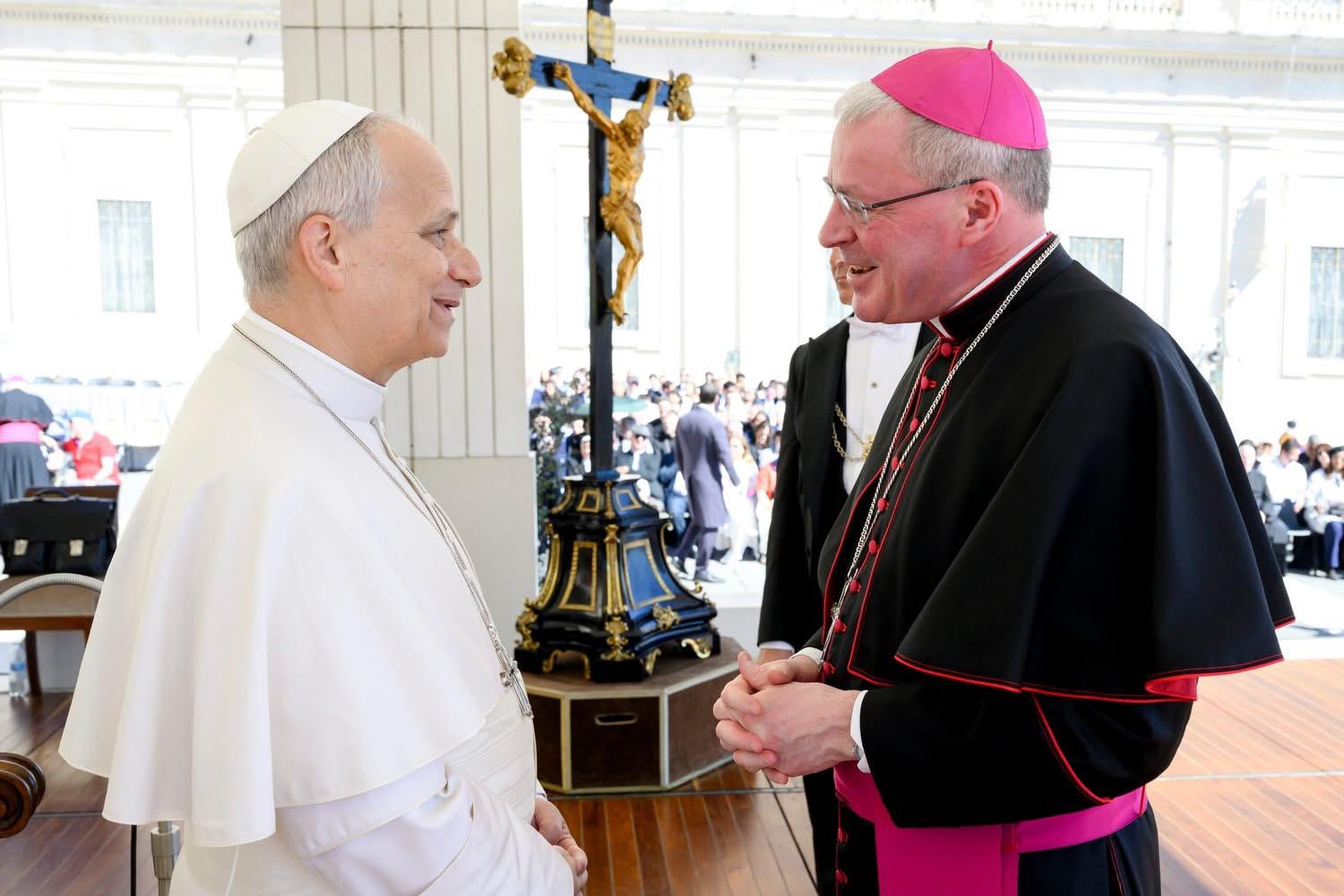 Bishop Vetter and Pope Leo