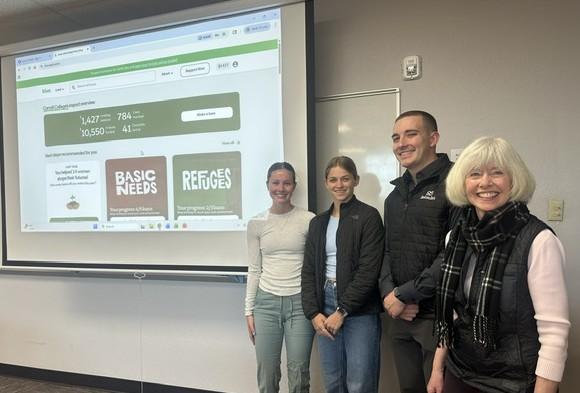 Business Students involved in Kiva