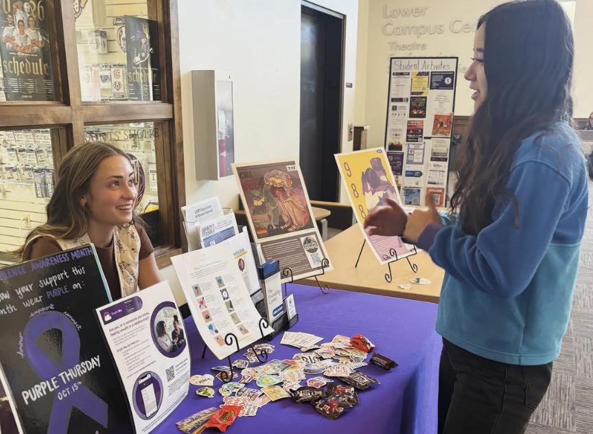 Wellness Center tabling event